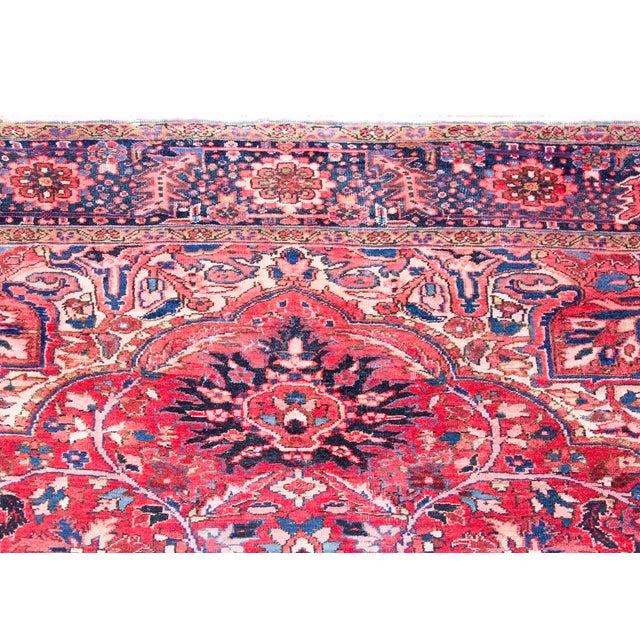 Mid 20th Century Persian Heriz Rug For Sale - Image 9 of 15