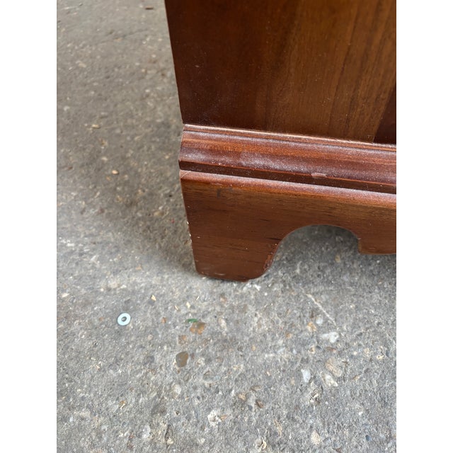 Brown 1960s Unique Furniture Makers 6 Drawer Tallboy For Sale - Image 8 of 10