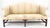 Cream Henredon Camel Back Carved Mahogany Stretcher Base Sofa For Sale - Image 8 of 12