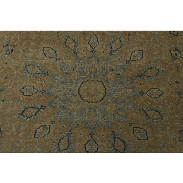 Orange 1970s Vintage Persian Handknotted Wool Orange Oversize Area Rug For Sale - Image 8 of 11