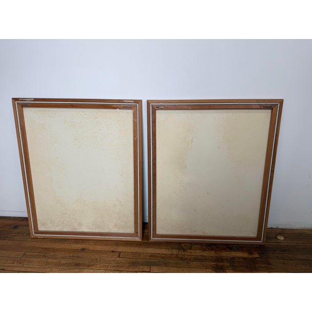 Mid-Century Modern 1970 Large Mid Century Modern Egret Wall Art - 1 Pair For Sale - Image 3 of 9