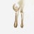 1930s Vintage Silverplate Mismatched Pattern Sugar Spoon & Lemon Fork For Sale - Image 5 of 5