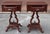 Rococo Pair Vander Ley Bros for Betty Lewis Rococo Revival Genuine Mahogany Side Tables, Circa 1920s For Sale - Image 3 of 17