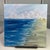 Beach All to Ourselves Seascape Acrylic Painting Ocean Wall Art 8"x8" Unframed For Sale - Image 4 of 7