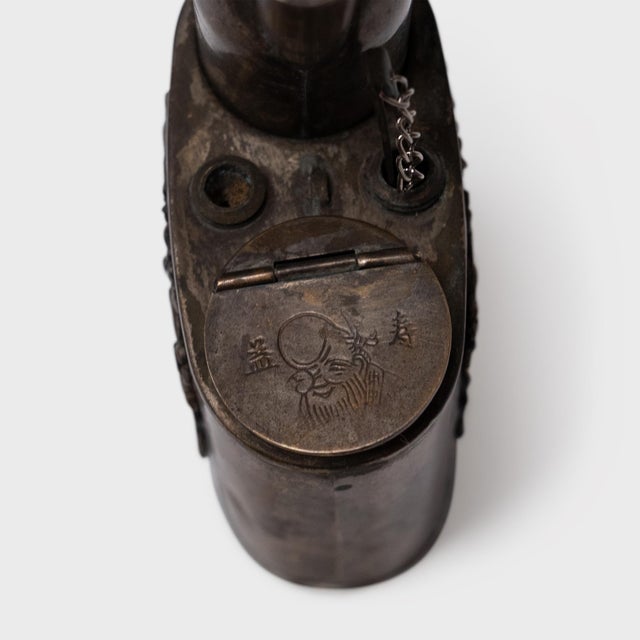 Mid 20th Century Chinese Vintage Brass Water Pipe, C. 1950 For Sale - Image 5 of 5