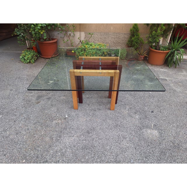 Vintage Dining Table in Veneered and Lacquered Wood by Giovanni Offredi, 1990s For Sale - Image 10 of 14