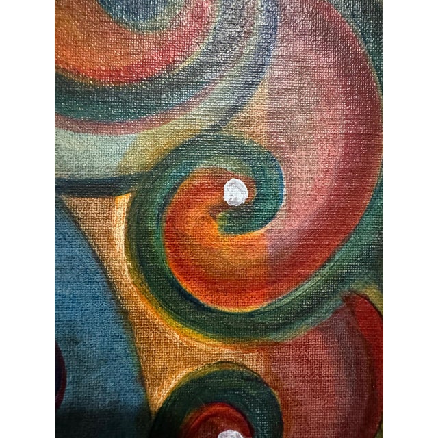 Textile Margarete Bagshaw Original Painting (2012) – Native American Abstract For Sale - Image 7 of 7