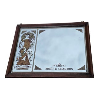 Moet Chandon Champagne Mirror For Sale