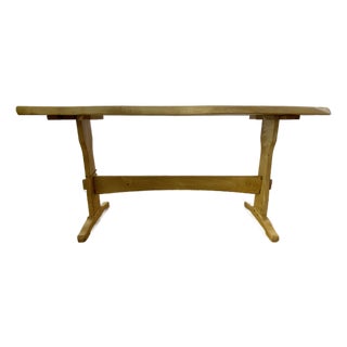 Harnett Wood Designs Trestle Dining Table For Sale