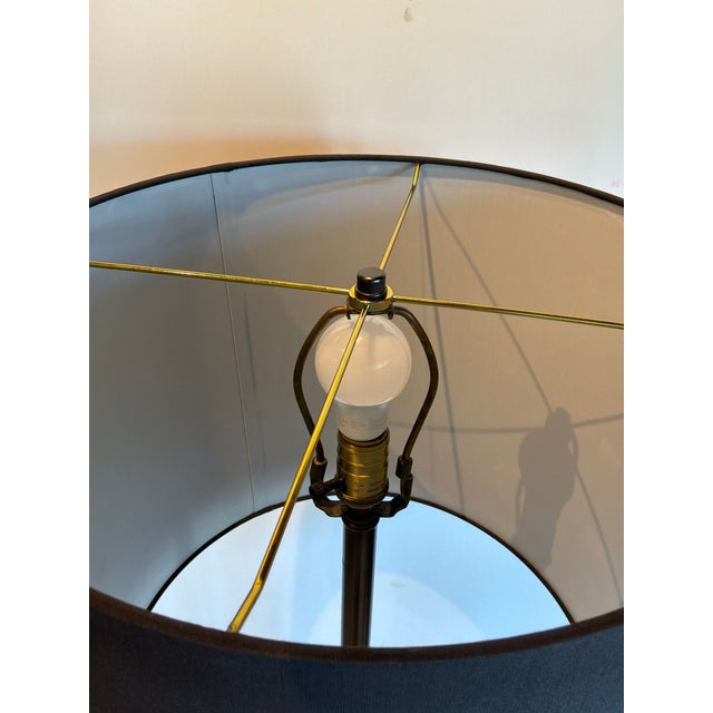 Contemporary Theodore Alexander Modern Bronze Floor Lamp For Sale - Image 3 of 5