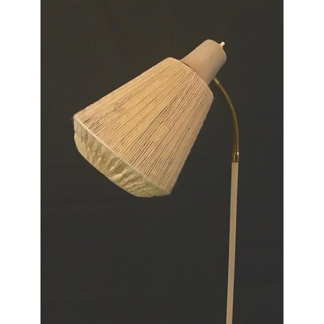 Scandinavian Floor Lamp with Thread Shade attributed to Boréns, 1950s For Sale - Image 10 of 18