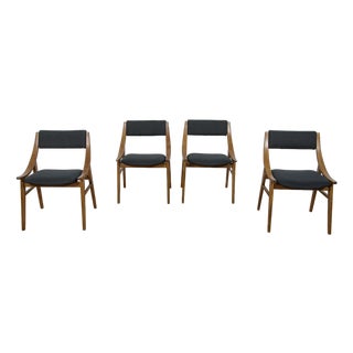Polish Ski Jumper Chairs from Zamojska, 1970s, Set of 4 For Sale
