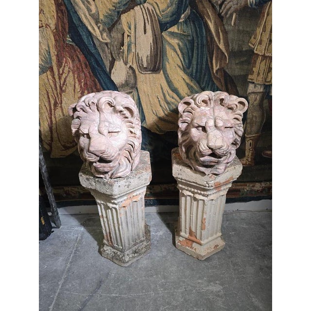 Pair of Cherub Sculptures, 1880, Terracotta For Sale - Image 4 of 16