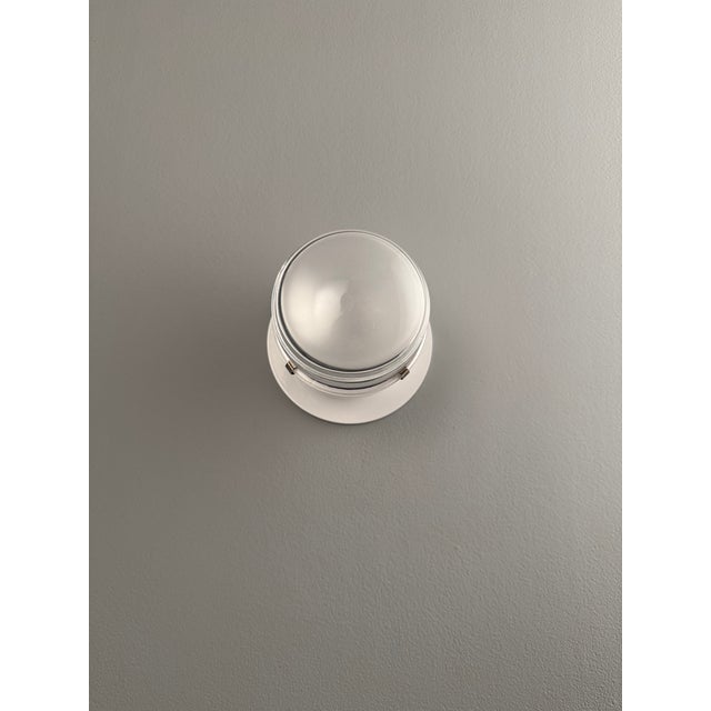 Joe Colombo 'Fresnel' Outdoor Wall Lamps for Oluce in White - a Pair For Sale - Image 13 of 18