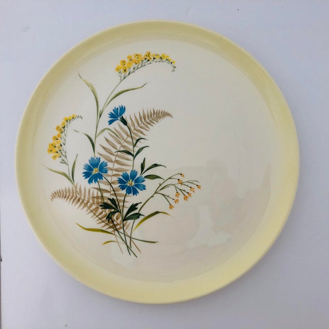 Modern Mid-Century Taylor Smith Versatile Floral Porcelain Dinner S-8 For Sale - Image 3 of 6