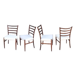 Vintage Dining Chairs by Schou Andersen Furniture Factory, 1960s, Set of 4 For Sale