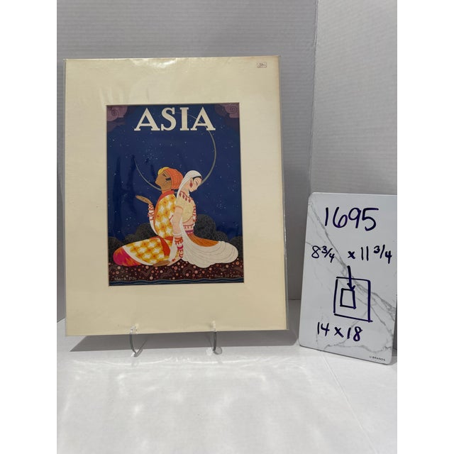 1926 Original Asia Cover, March, Frank McIntosh, Art Deco, Matted For Sale In Atlanta - Image 6 of 6