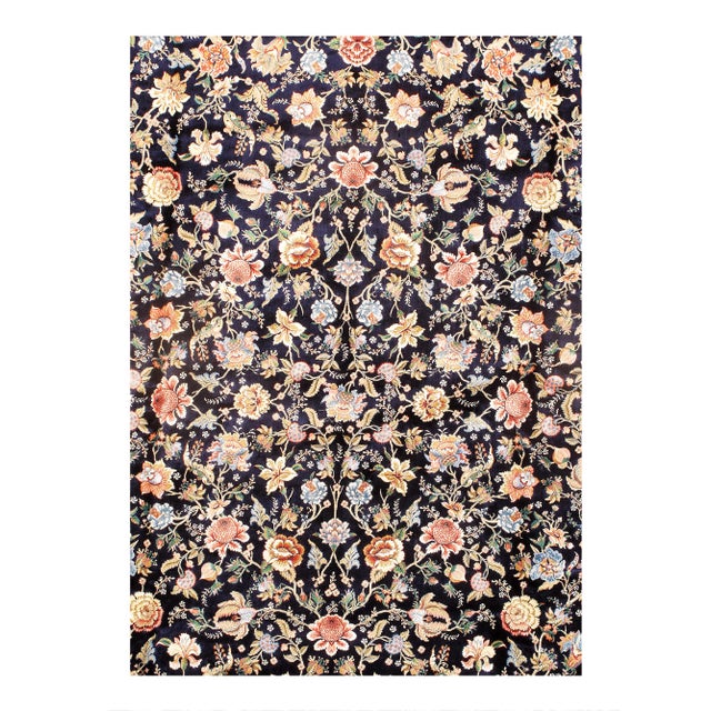 Viscose on a cotton foundation with a medallion This rug has a dense, soft pile, and excellent quality, to ensure that you...