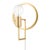 Mitzi Tory 1-Light Portable Plug In Wall Sconce, Aged Brass For Sale