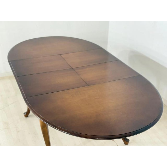 Mid-Century Modern Extendable Dining Table For Sale - Image 4 of 7