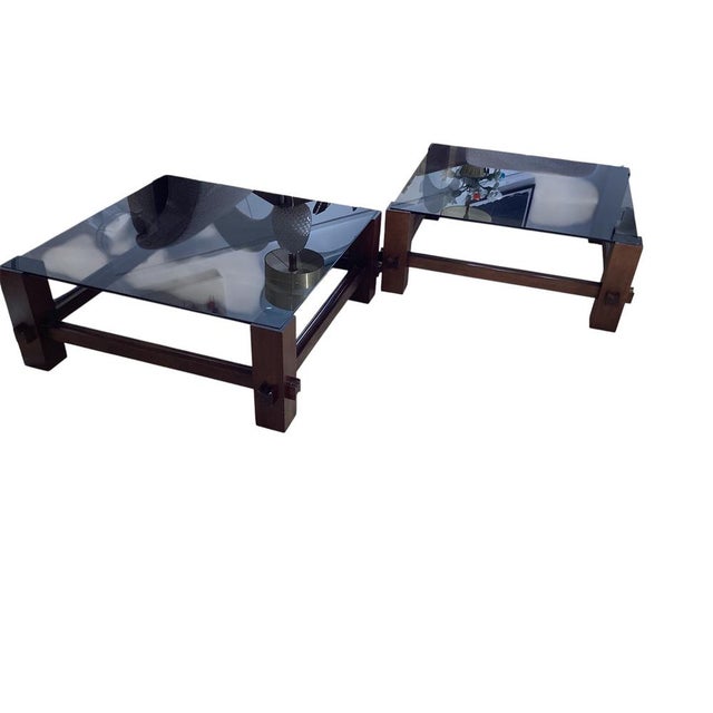 Model 2461 Coffee Tables in Wood from Fontana Arte, 1960s, Set of 2 For Sale - Image 11 of 11