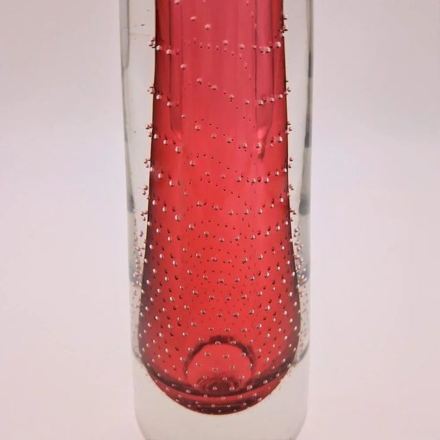 Glass Vase by Gunnel Nyman for Nuutajarvi Notsjo, Finland, 1940s For Sale - Image 6 of 8