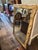 Cream Large Cream Painted & Gilded Vintage Wall Mirror For Sale - Image 8 of 8