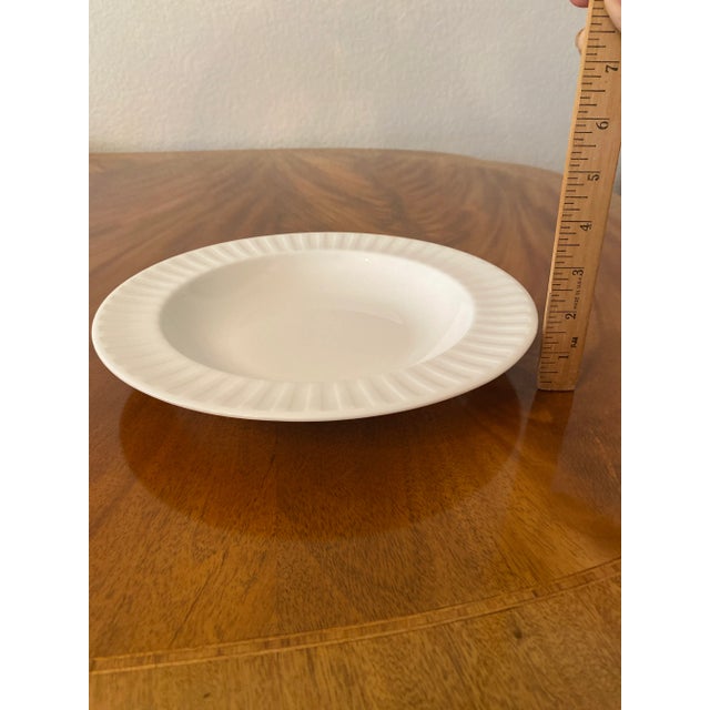 Wedgwood White Night and Day Individual Pasta/Soup/Salad Bowl a Classic Mint Condition. For Sale - Image 9 of 12