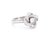 This engagement ring from Boucheron's Pivoine collection is crafted in 18-carat white gold and features a floral motif...