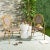 French Bistro Stacking Armchair in Brown & White - a Pair For Sale - Image 9 of 10