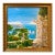 “Gardens of Augustus, Capri” Contemporary Impressionist Style Original Painting Framed For Sale