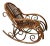 Vintage Thonet Style Bentwood Rocking Chair For Sale