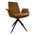 Mid- Century Modern Style Butterscotch Faux Leather Desk Chair For Sale