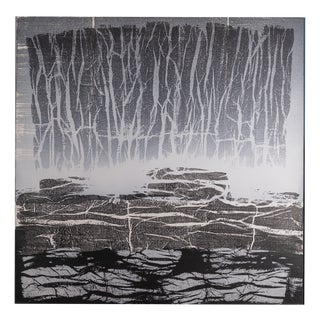 Enzo Rovella, Landscape in Winter, 2009, Mixed Media on Canvas For Sale