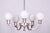This six-arm pendant chandelier, originating from the 1920s, represents a magnificent and highly representative example of...