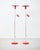 Red Floor Lamp by Sándor Heller, 1970s For Sale - Image 6 of 7