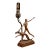 Vintage Figural Art Deco Bronze Table Lamp For Sale