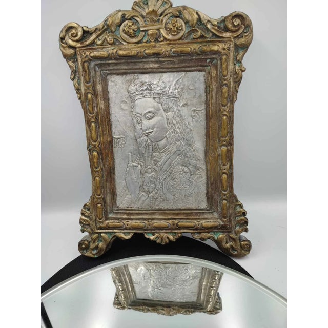Icon of the Mother of God, 19th Century For Sale - Image 11 of 11