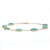 Not Yet Made - Made To Order Turquoise Gemstone Delicate Chain Bracelet in 18k Yellow Gold For Sale - Image 5 of 7
