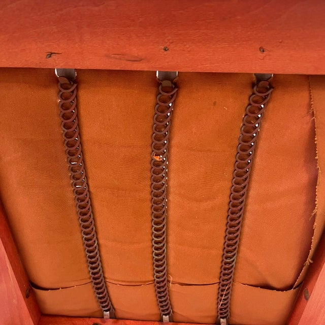 Red Tommi Parzinger for Willow Reed Lounge Chair For Sale - Image 8 of 13
