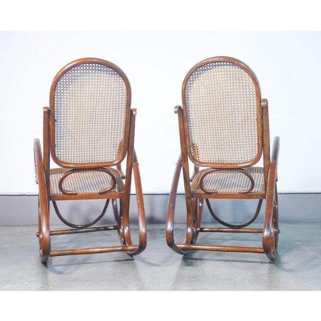 19th Century Wooden Rocking Chairs, Set of 2 For Sale - Image 11 of 18