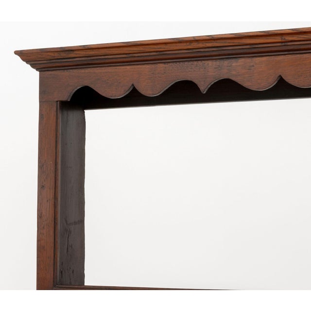 19th Century Welsh Oak Dresser With Cabriole Legs, 19th Century For Sale - Image 5 of 11