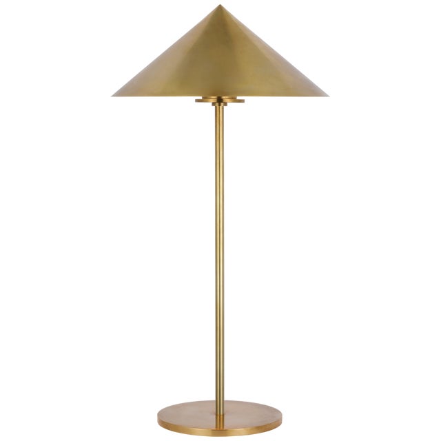 Orsay Medium Table Lamp in Hand-Rubbed Antique Brass Designer: Paloma Contreras Height: 23.5" Base: 6.75" Round Socket:...