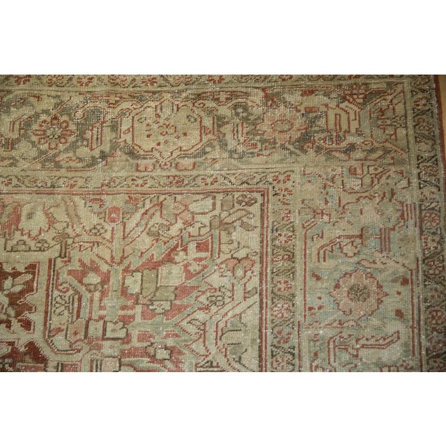 Vintage Distressed Heriz Rug - 8'3" X 12'6" For Sale - Image 13 of 15