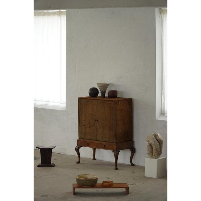 Baroque Vintage Danish Cabinet in Oak from C.B. Hansen, 1920s For Sale - Image 3 of 18