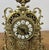 Metal Vintage French Style Clock in Brass For Sale - Image 7 of 13