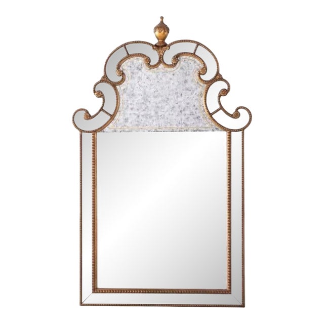 Lillian August for Hickory White Neoclassical Style Wall Mirror For Sale