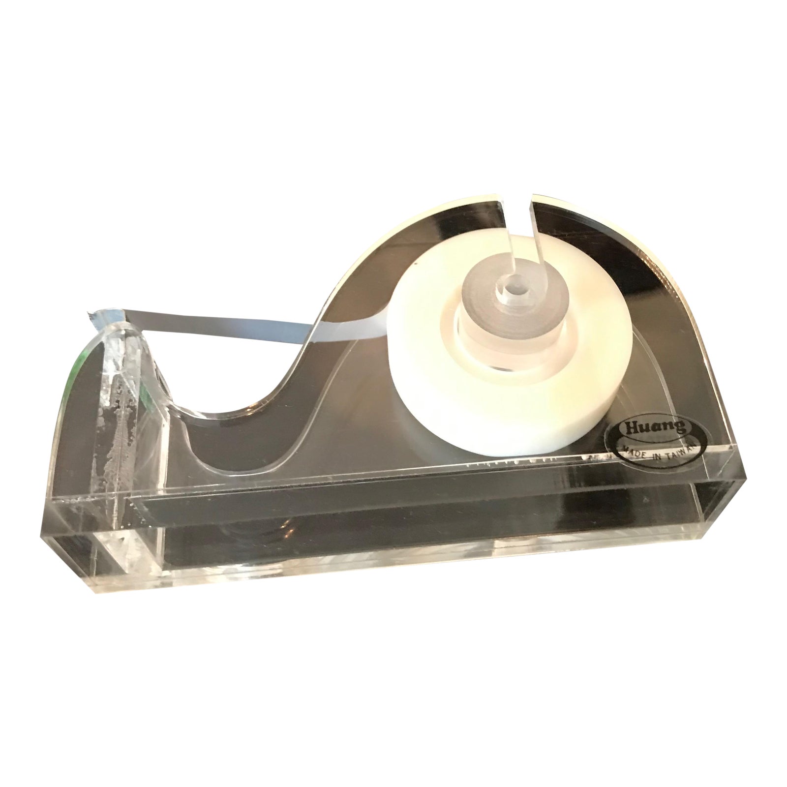Modern Acrylic Tape Dispenser Chairish
