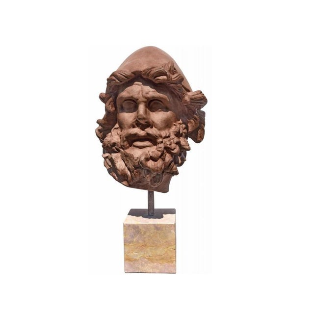 Head of Ulysses, Italy 20th Century, Terracotta For Sale - Image 5 of 6