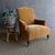Mid-Century Modern Alma Upholstered Accent Chair in Faux Mohair Velvet For Sale - Image 3 of 9